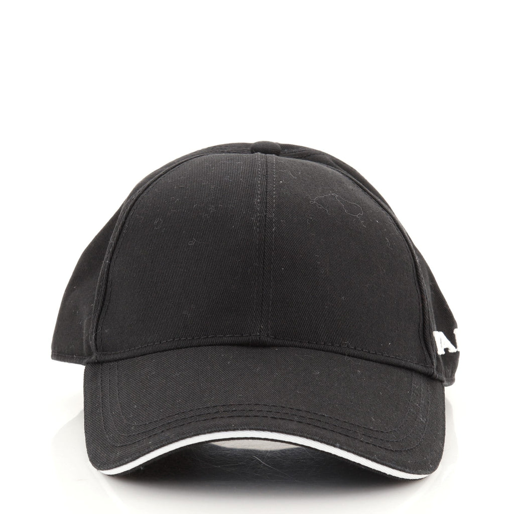 Side Logo Baseball Cap Embroidered Canvas Large