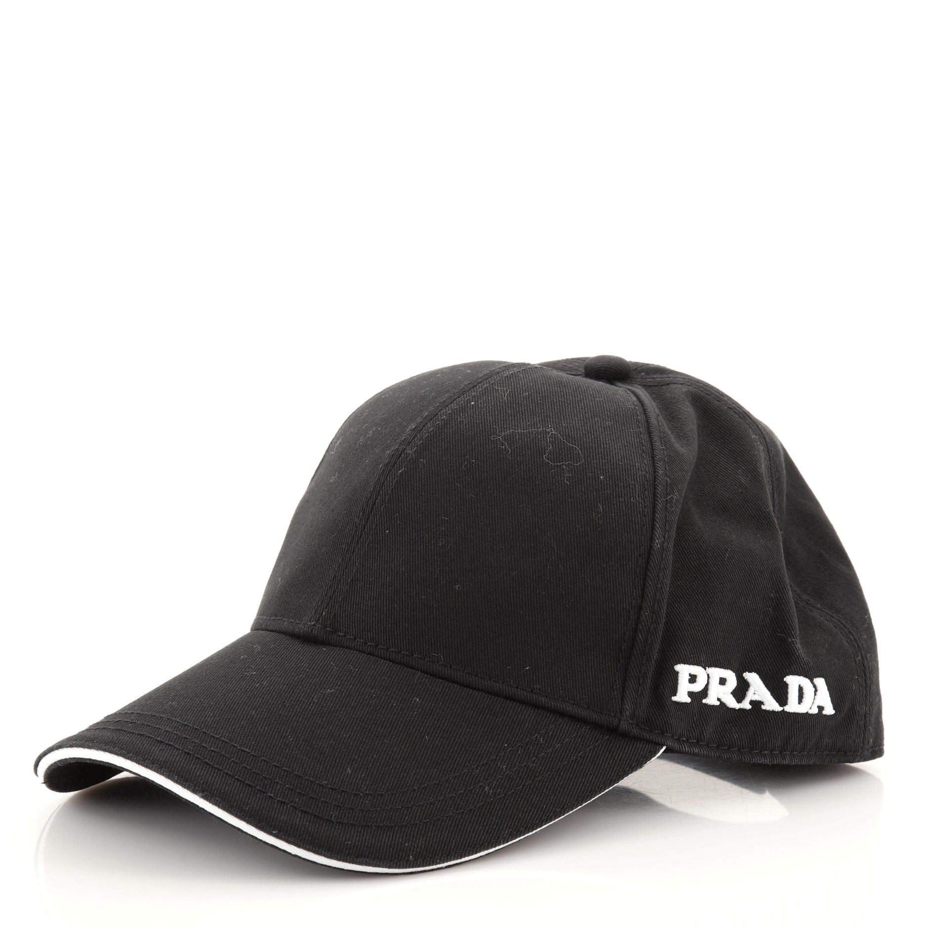 Side Logo Baseball Cap Embroidered Canvas Large