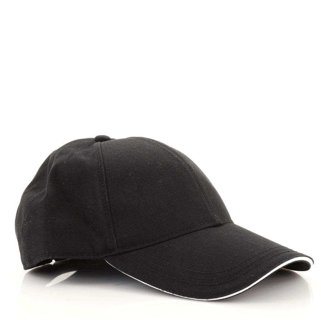 Side Logo Baseball Cap Embroidered Canvas Large