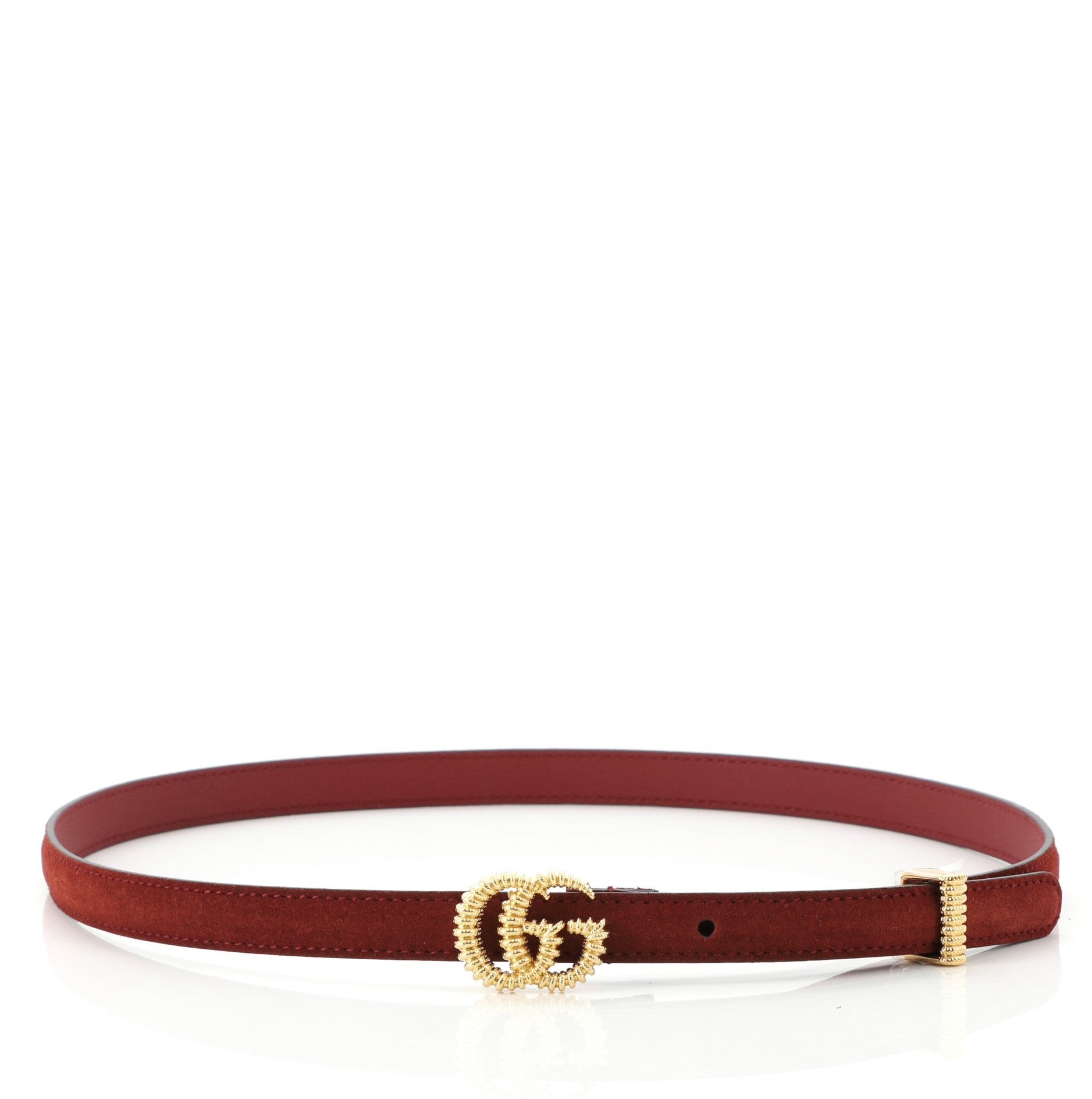 Torchon GG Marmont Belt Suede Thin 75