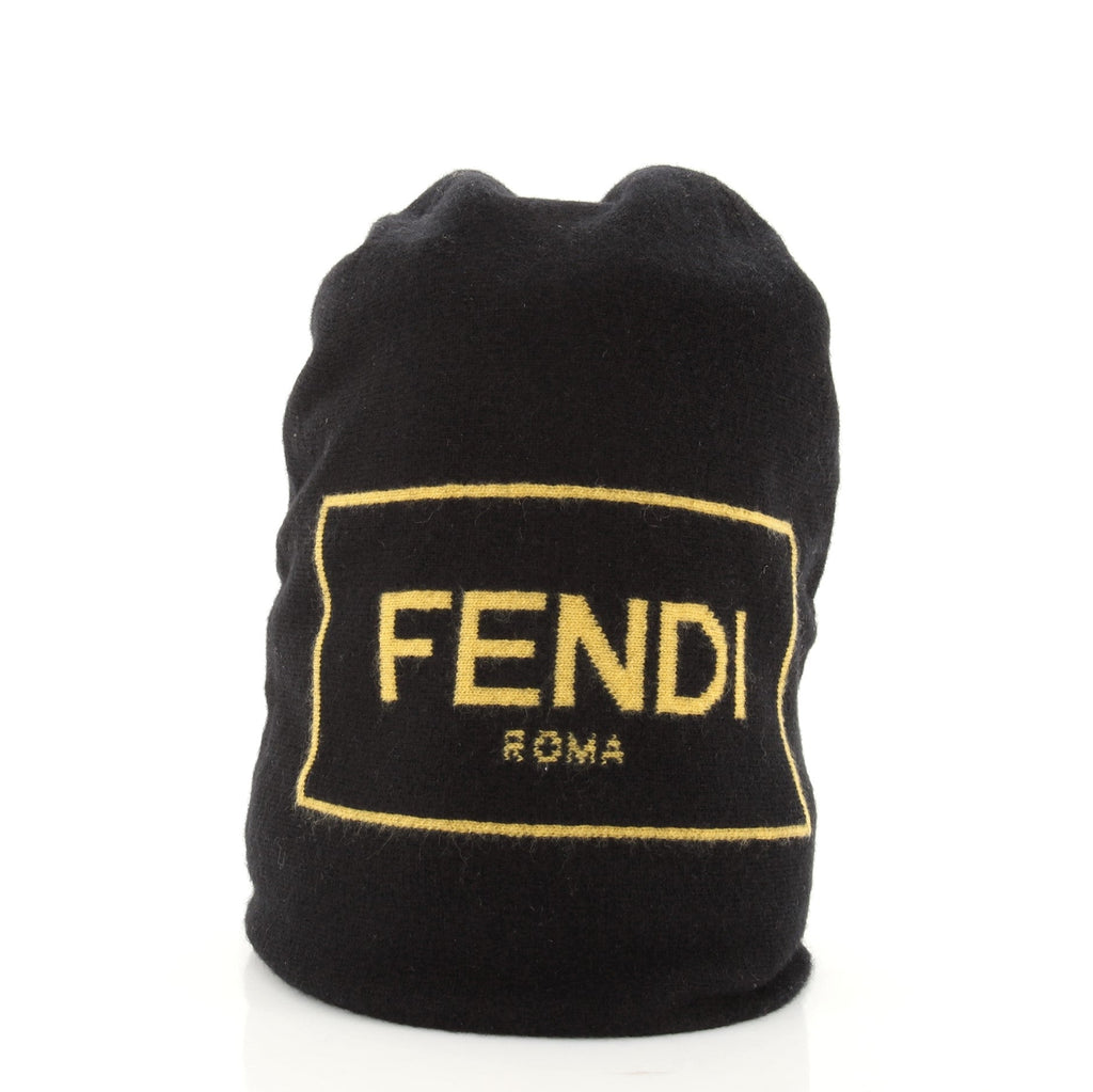 Logo Intarsia Beanie Wool XS