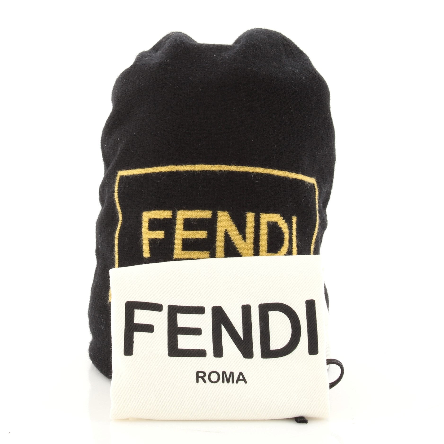 Logo Intarsia Beanie Wool XS