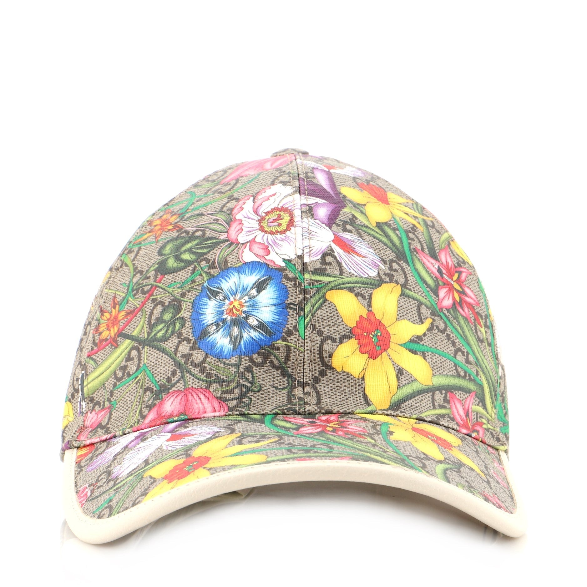 Baseball Cap Flora GG Coated Canvas Small