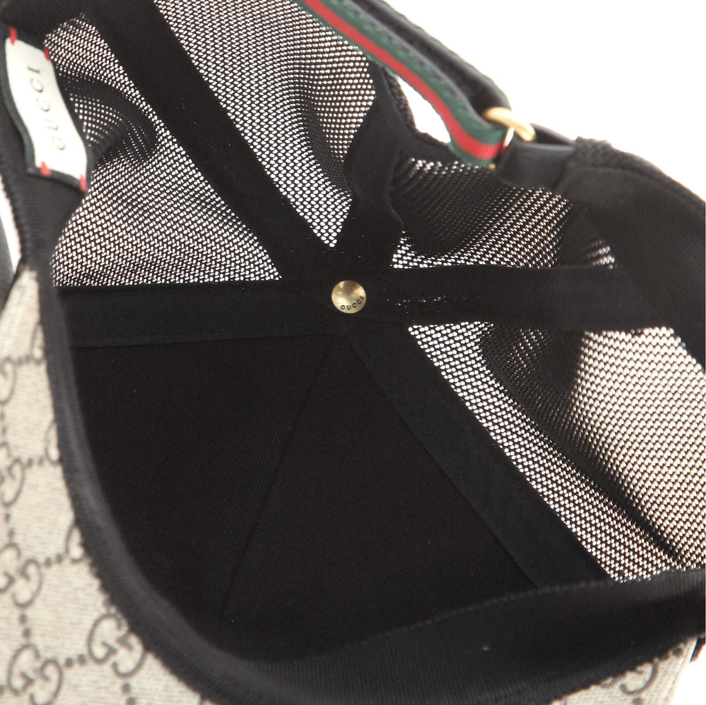 Baseball Cap Printed GG Coated Canvas Large
