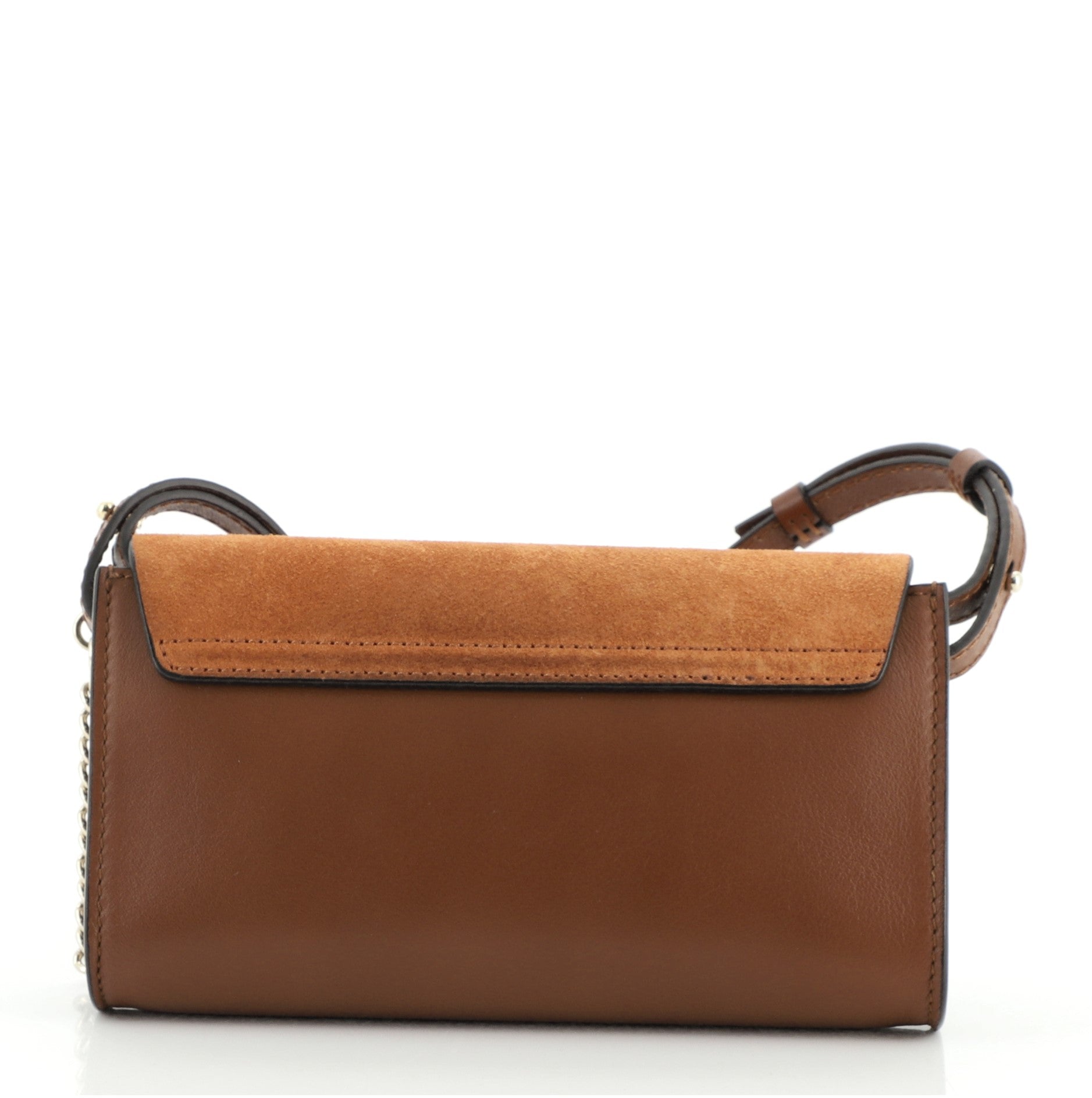 Faye Shoulder Bag Leather and Suede Mini