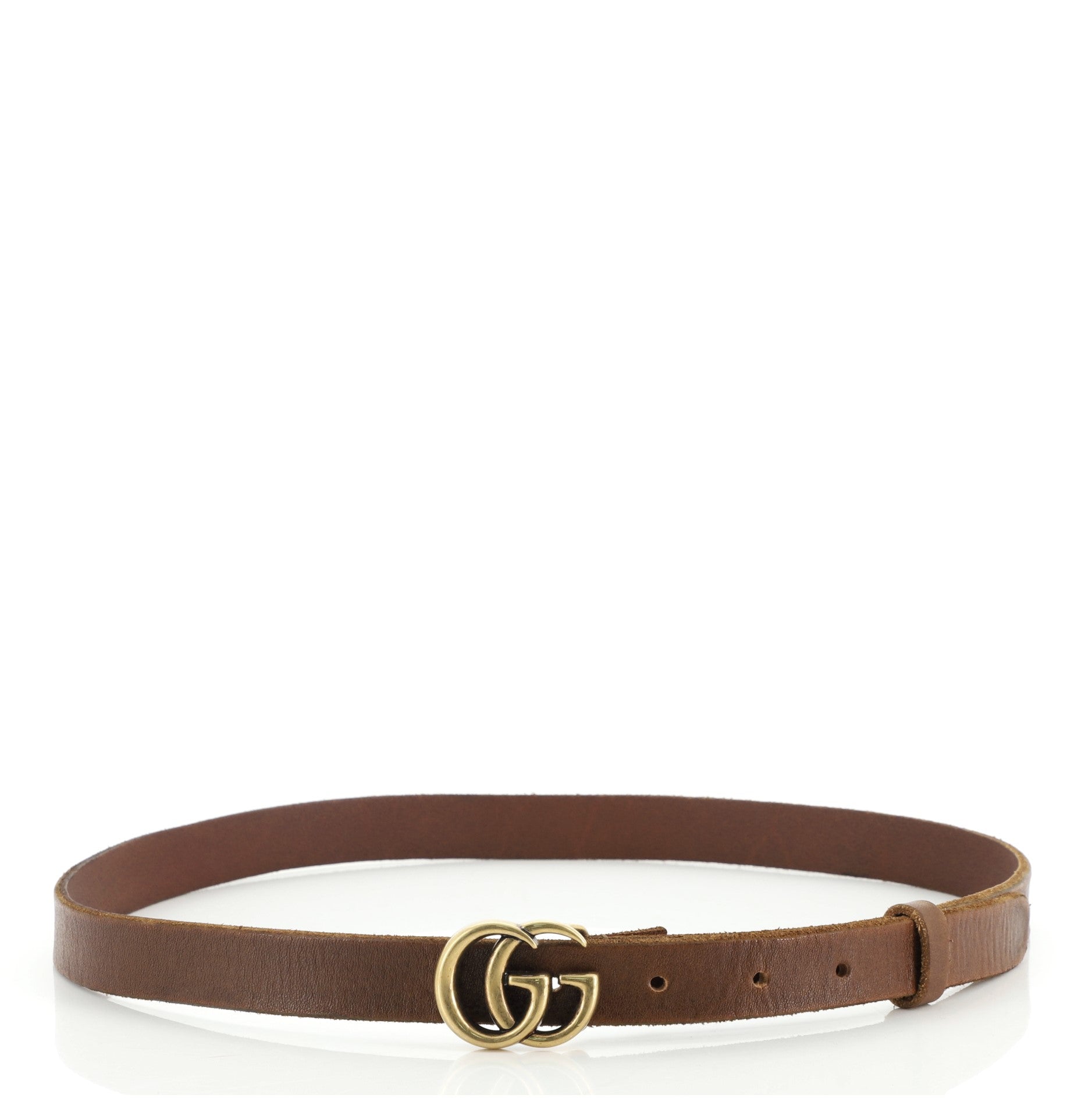 GG Marmont Belt Leather Thin 85