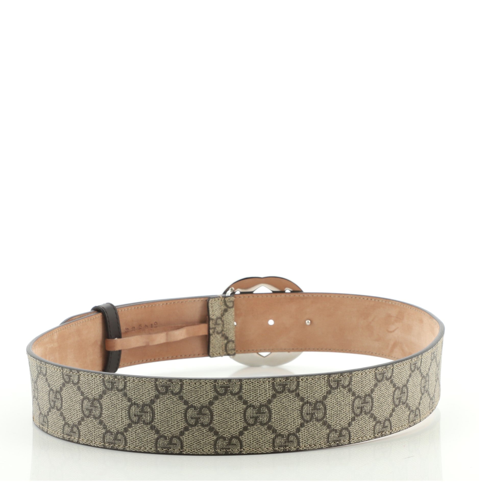 Interlocking G Belt GG Coated Canvas Wide 80