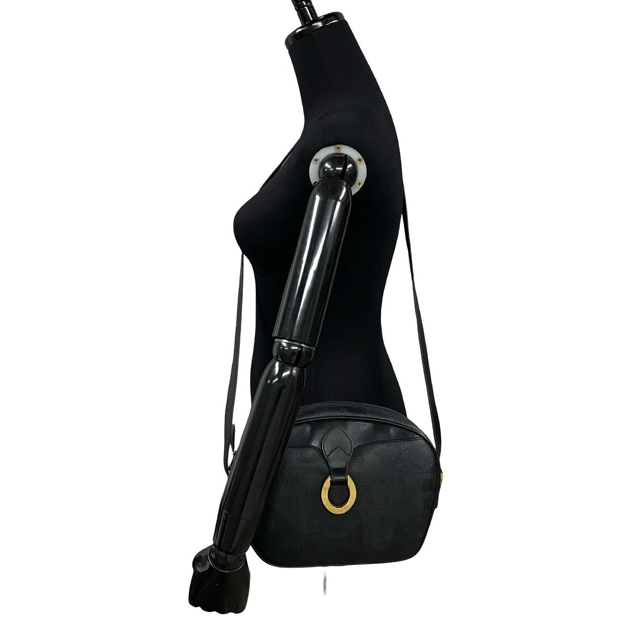Christian Dior Trotter Leather Shoulder Bag