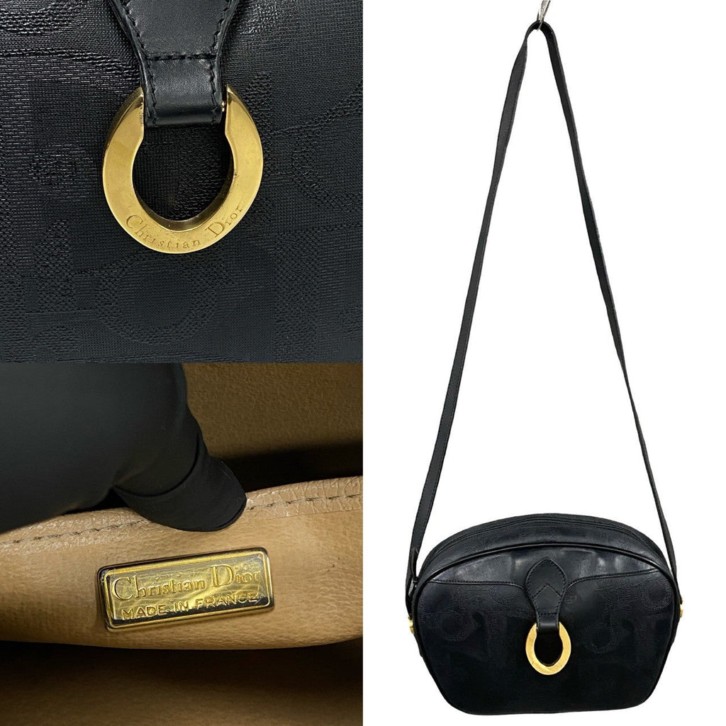 Christian Dior Trotter Leather Shoulder Bag