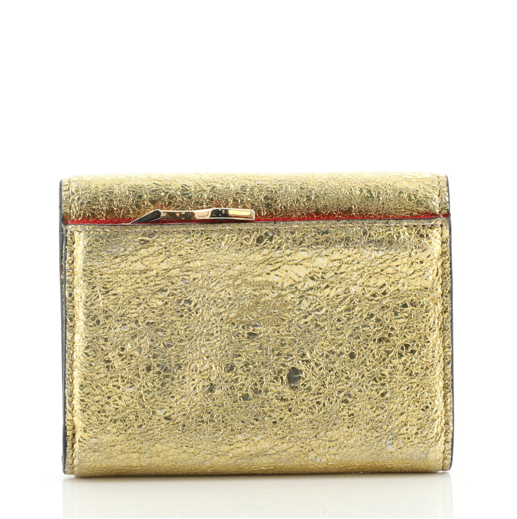 Macaron Wallet Embellished Leather Mini