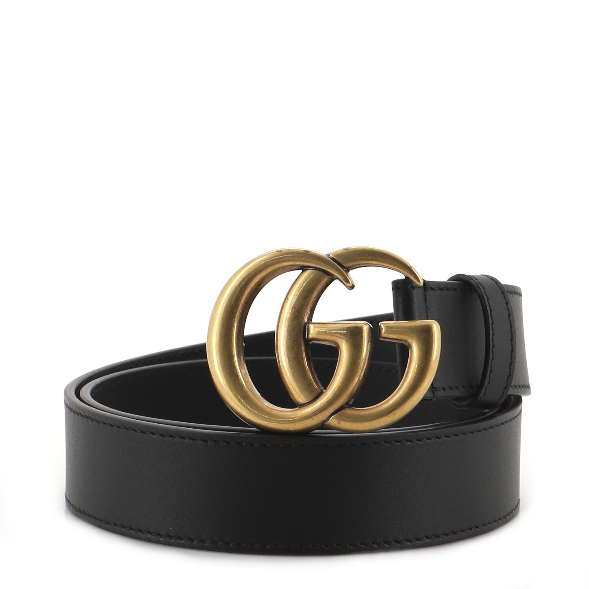 GG Marmont Belt Leather Thin 75