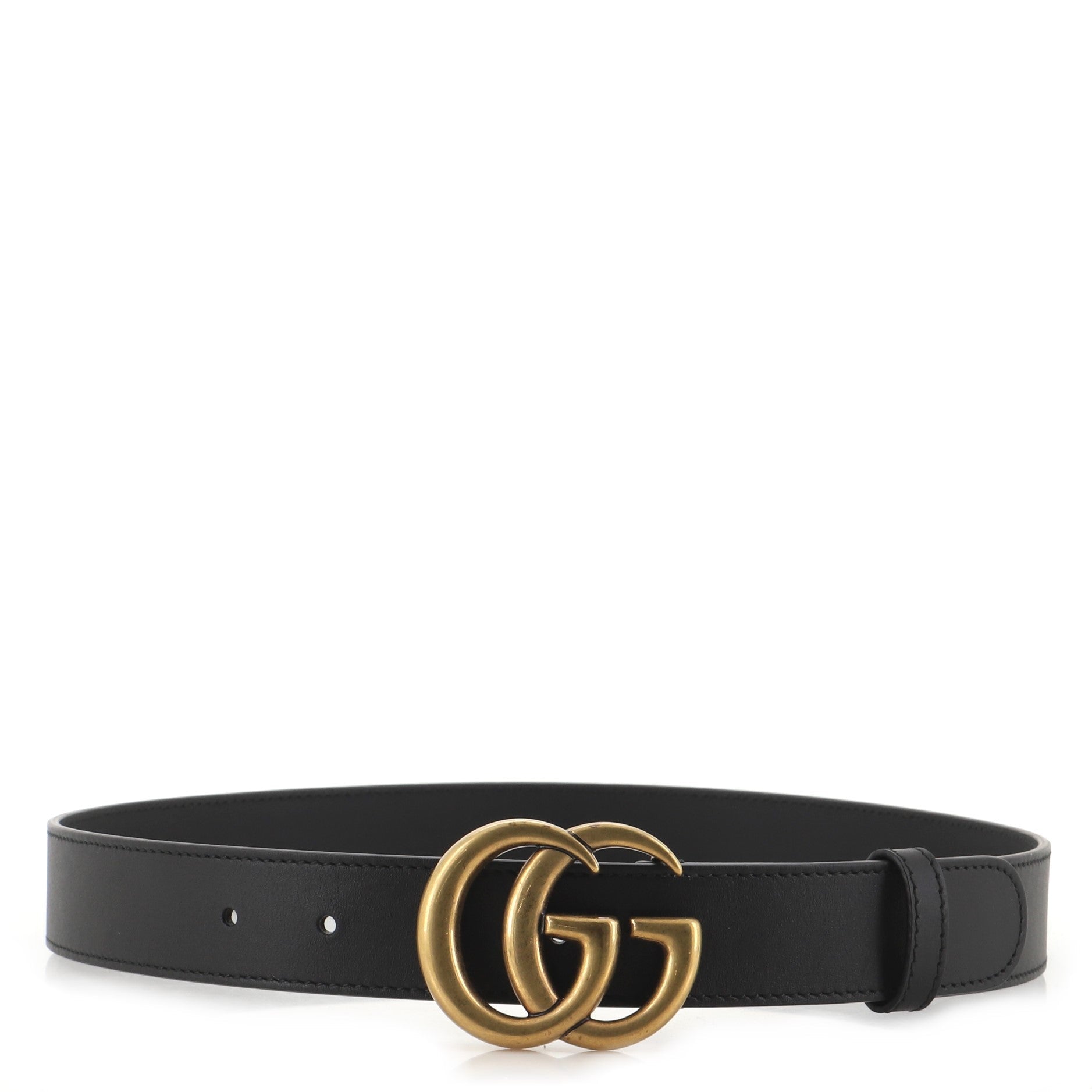 GG Marmont Belt Leather Thin 75
