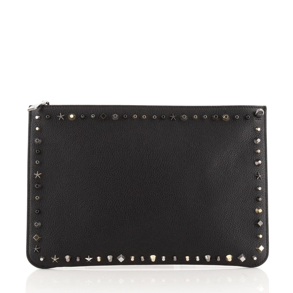 Loubiclutch Studded Leather
