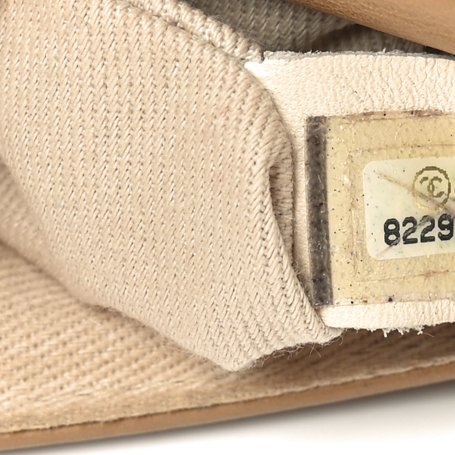 Calfskin Square Stitched Mademoiselle Shoulder Bag Tan