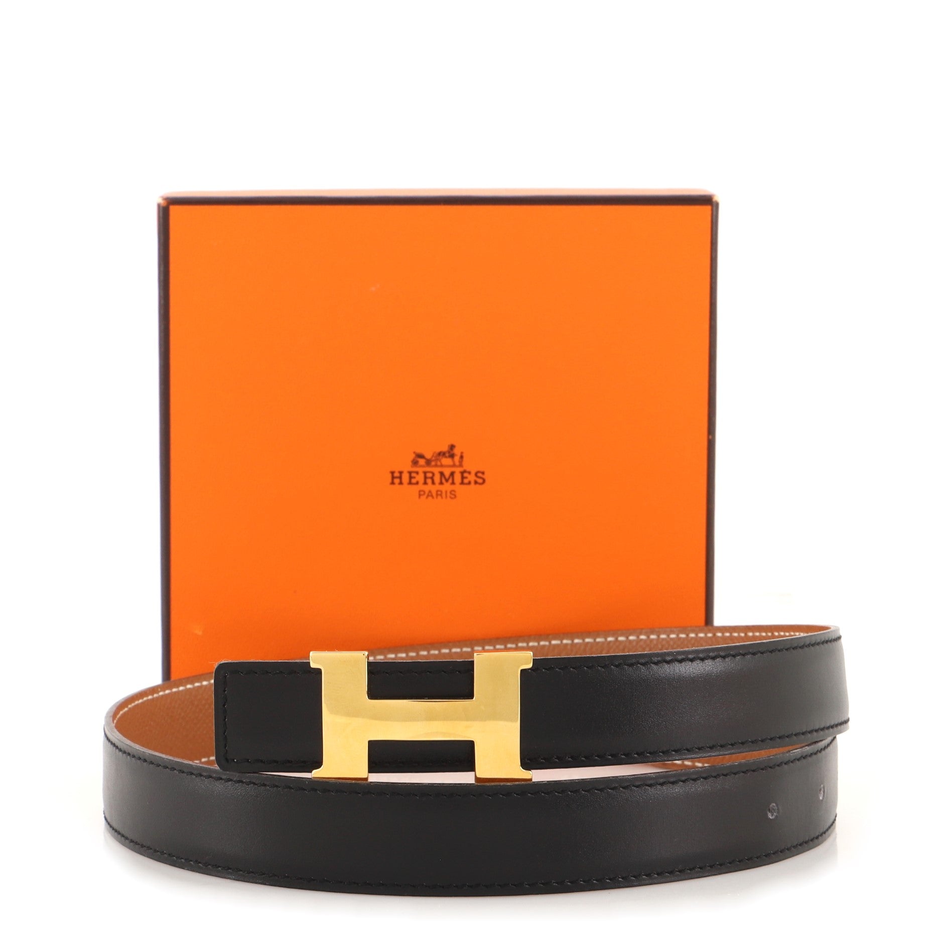 Constance Reversible Belt Leather Thin 70