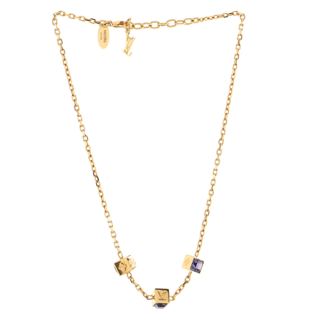 Gamble Short Necklace Metal with Crystal