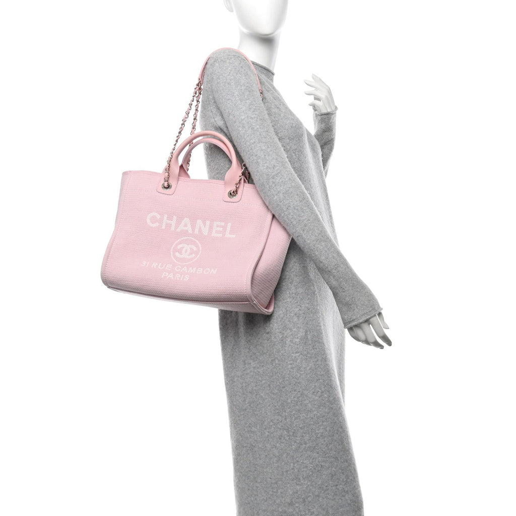 Mixed Fibers Small Deauville Tote Pink