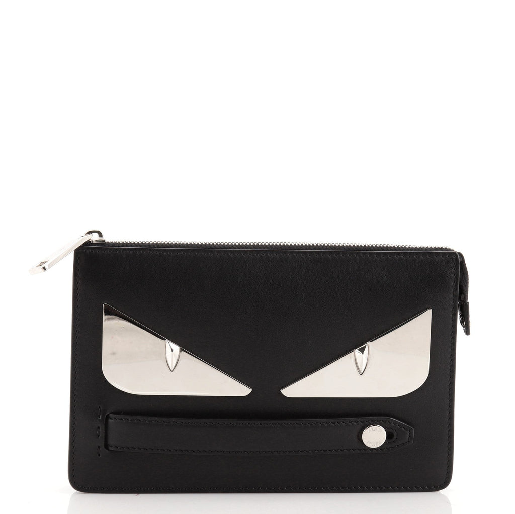 Monster Handle Clutch Leather Small