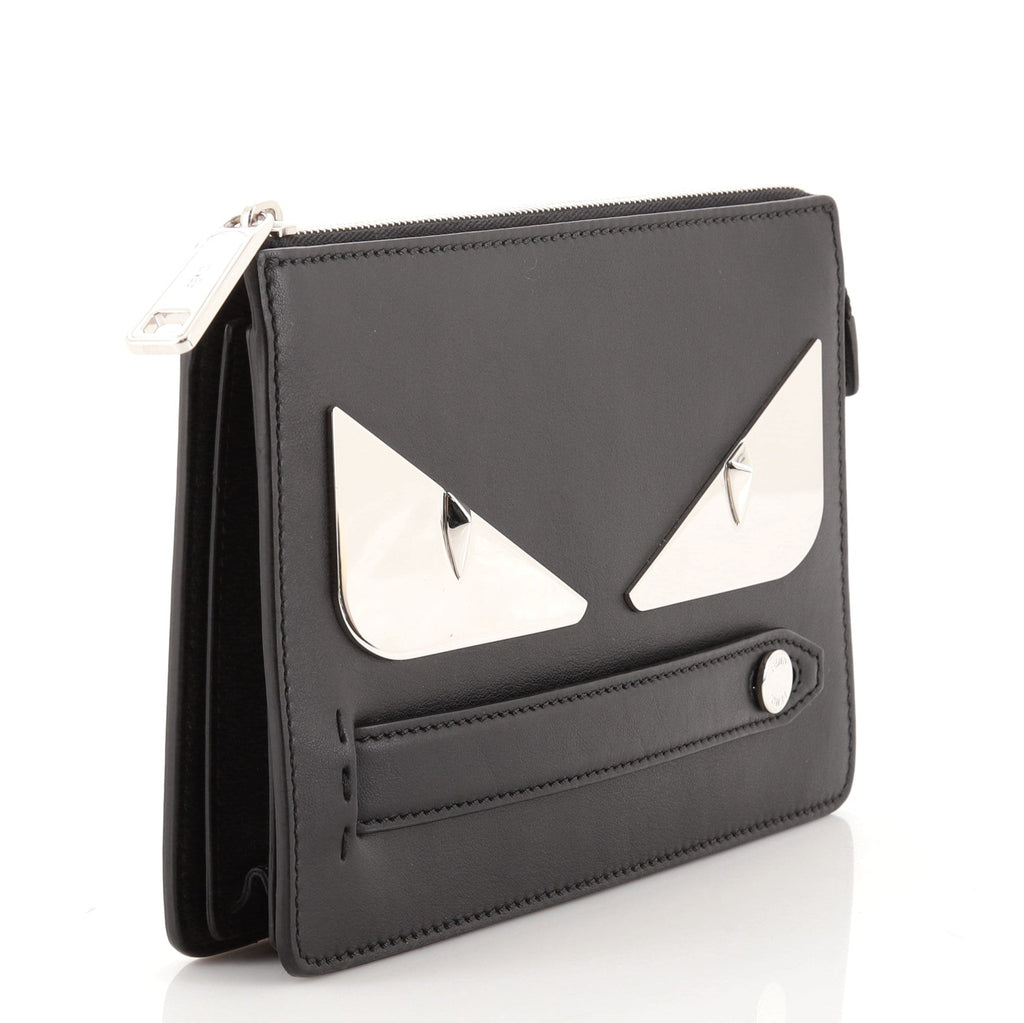 Monster Handle Clutch Leather Small