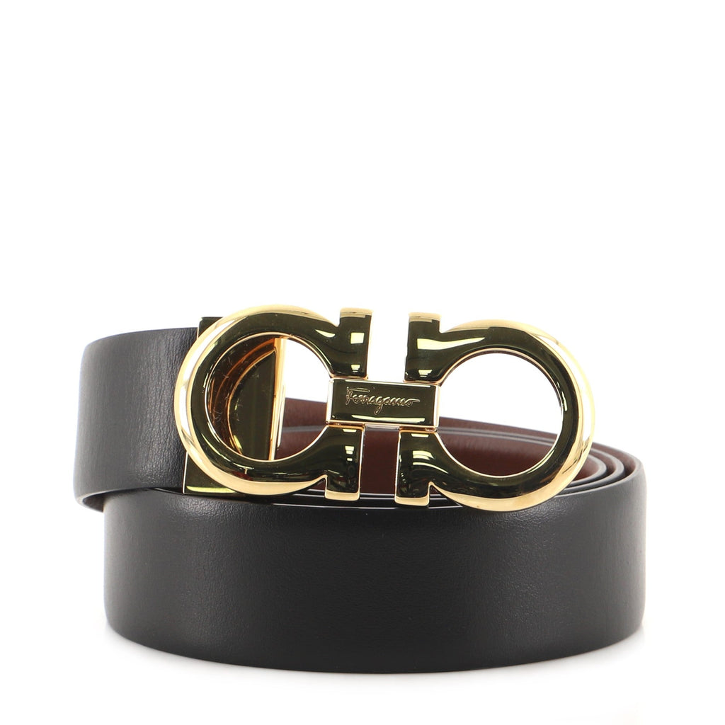 Gancini Reversible Belt Leather Medium 95