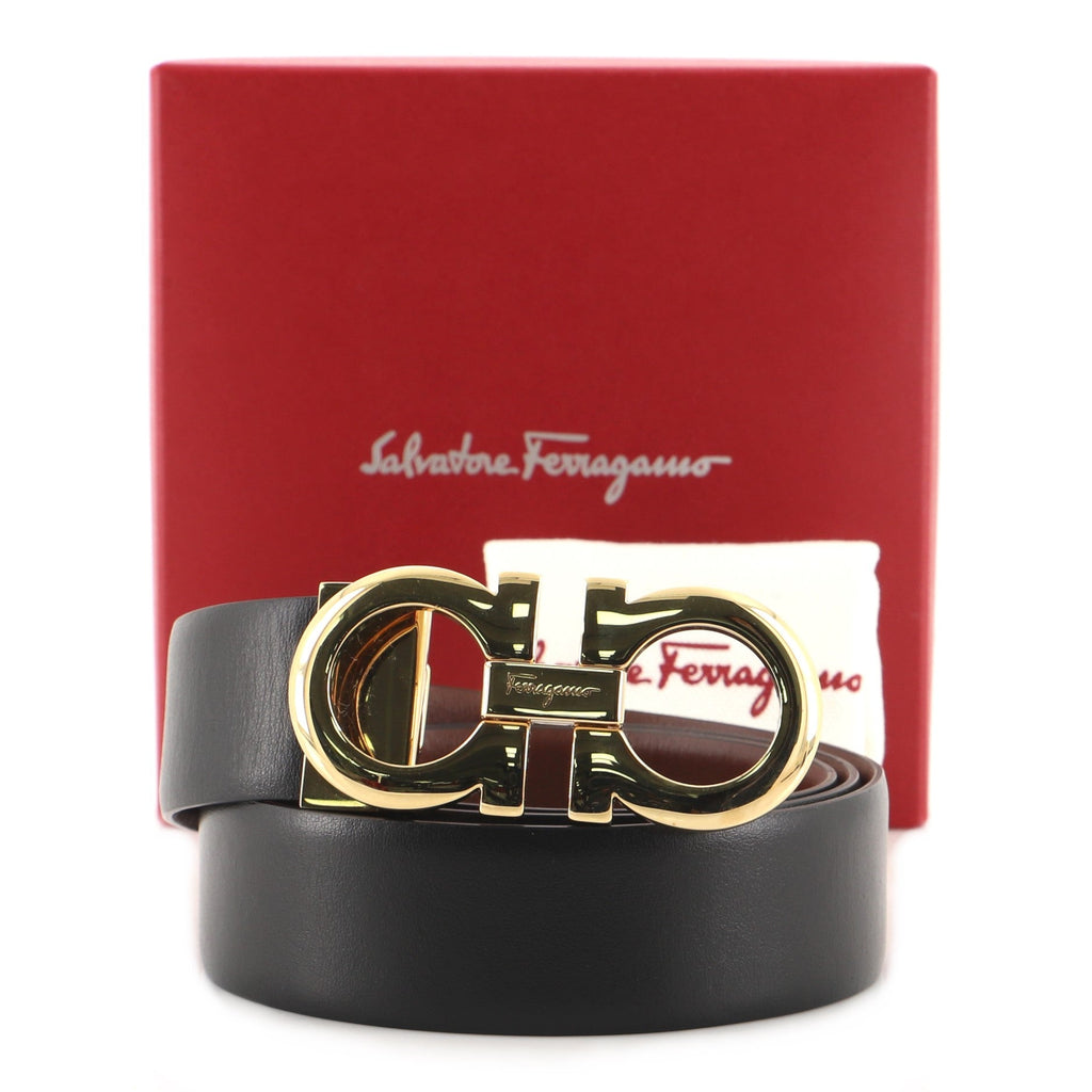 Gancini Reversible Belt Leather Medium 95