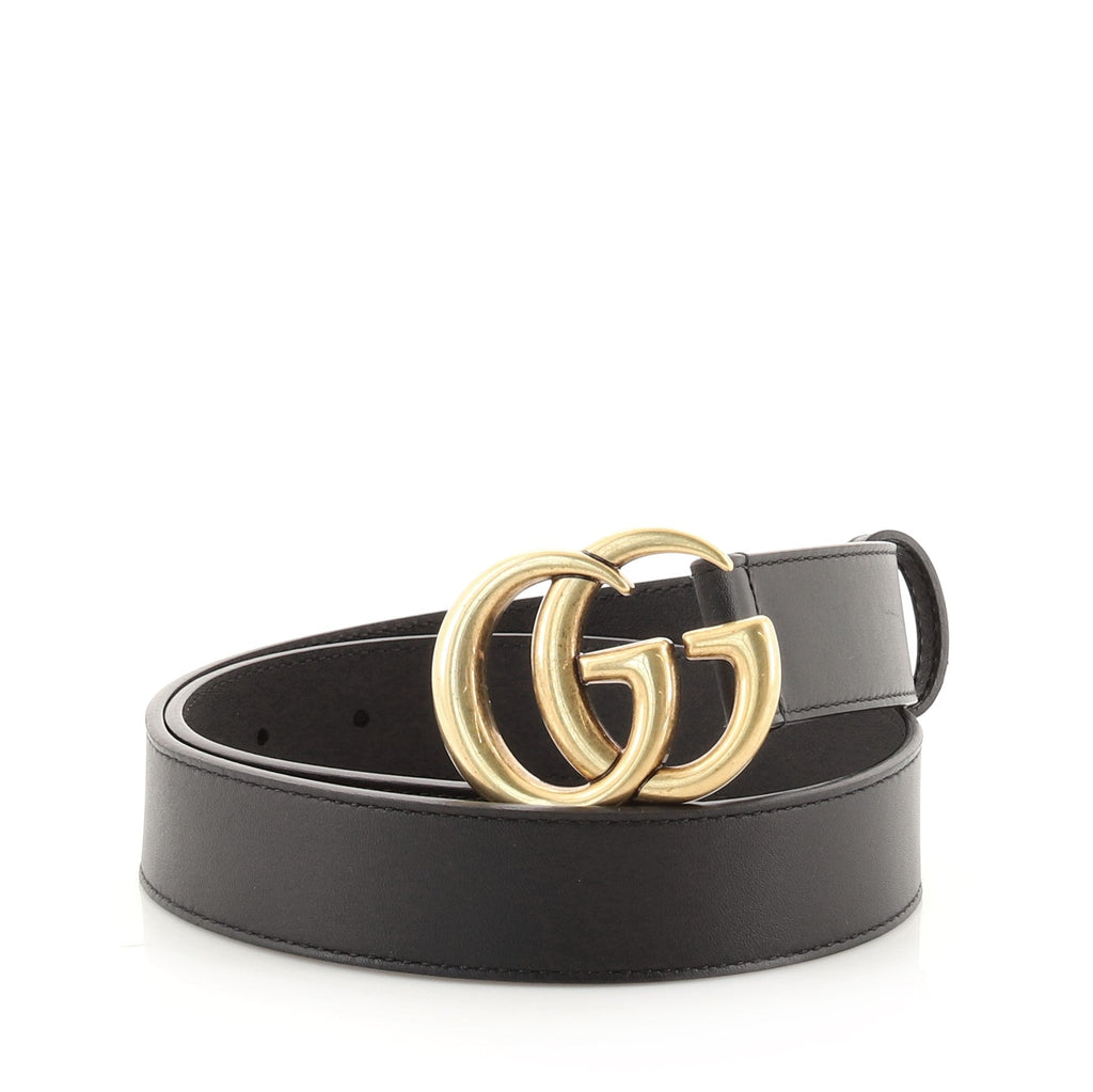 GG Marmont Belt Leather Thin 75