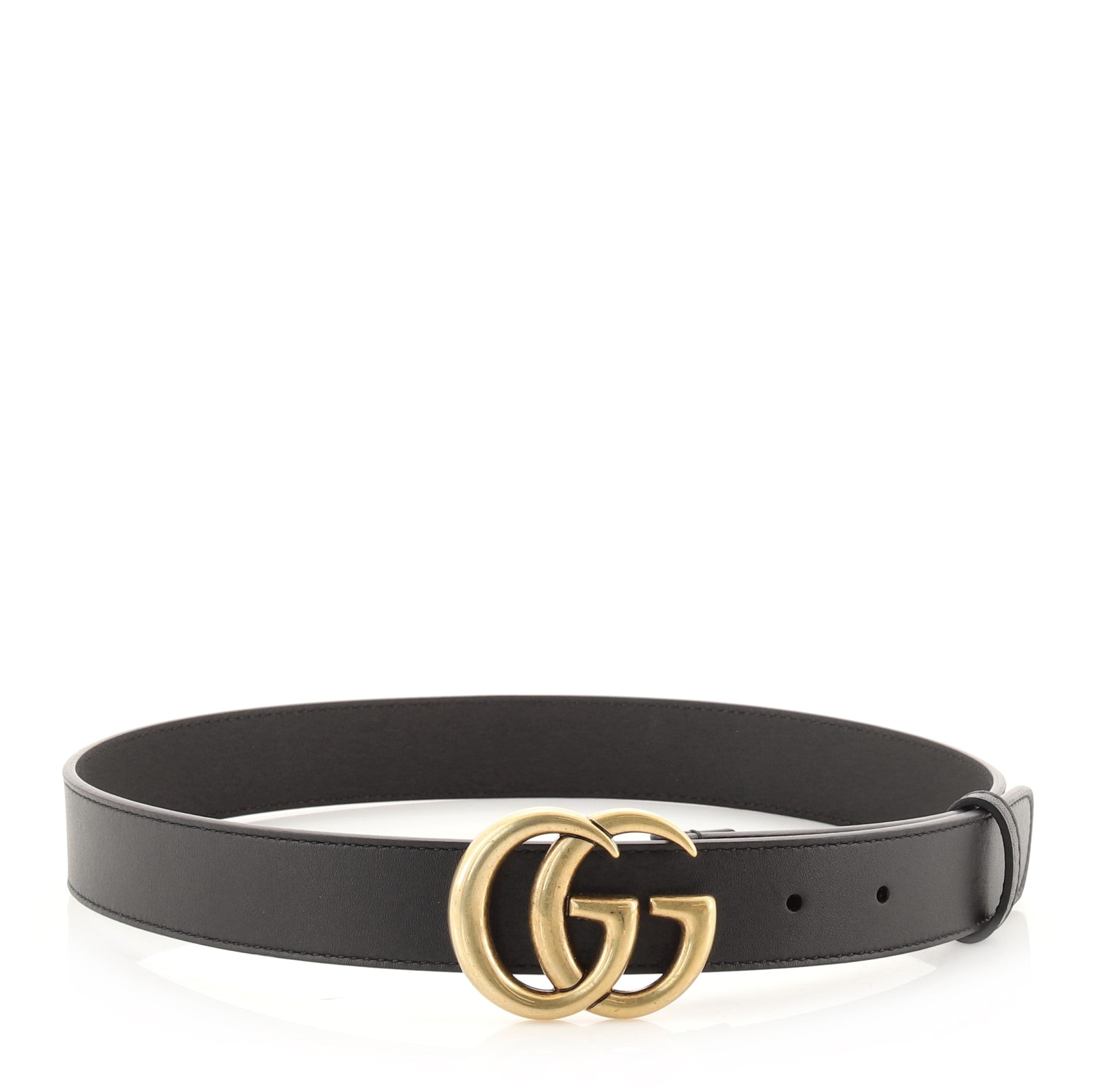 GG Marmont Belt Leather Thin 75