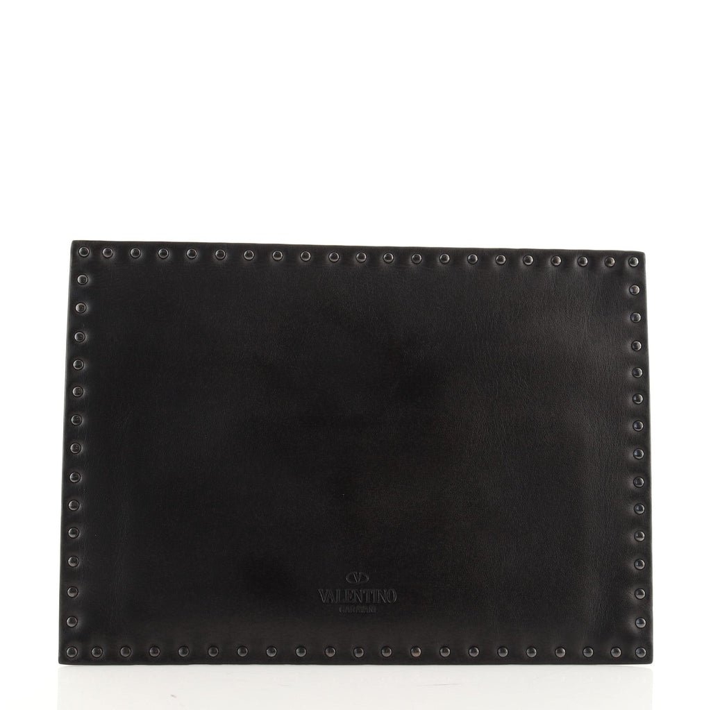 Rockstud Untitled Envelope Clutch Leather Medium