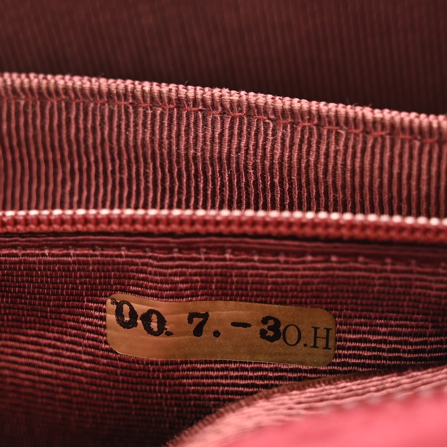 Suede Chocolate Bar Mademoiselle Flap Dark Red