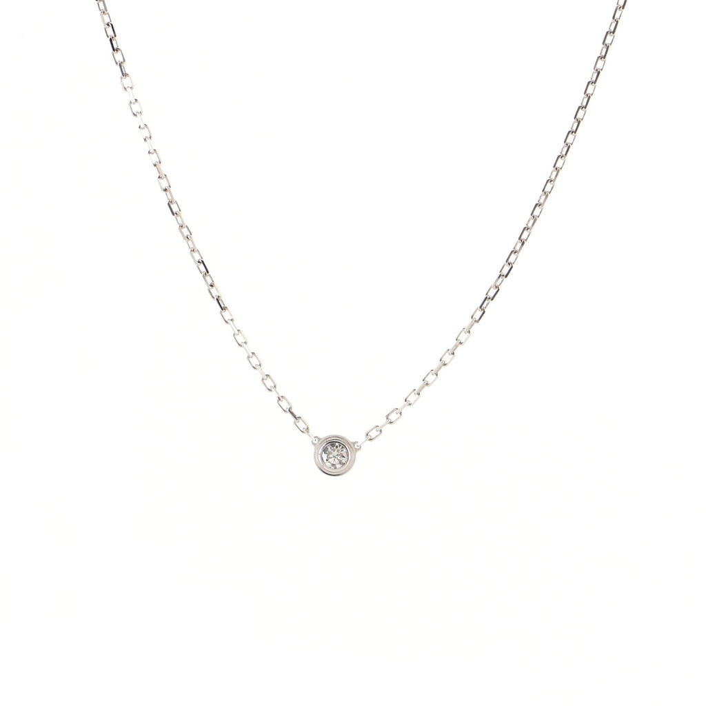 Diamants Legers Necklace 18K White Gold with Diamond Small