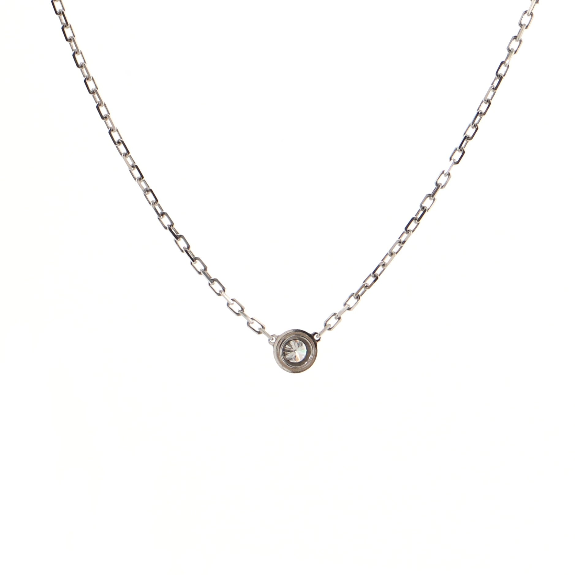 Diamants Legers Necklace 18K White Gold with Diamond Small
