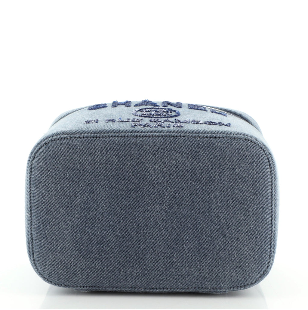 Deauville Vanity Case Canvas with Sequins