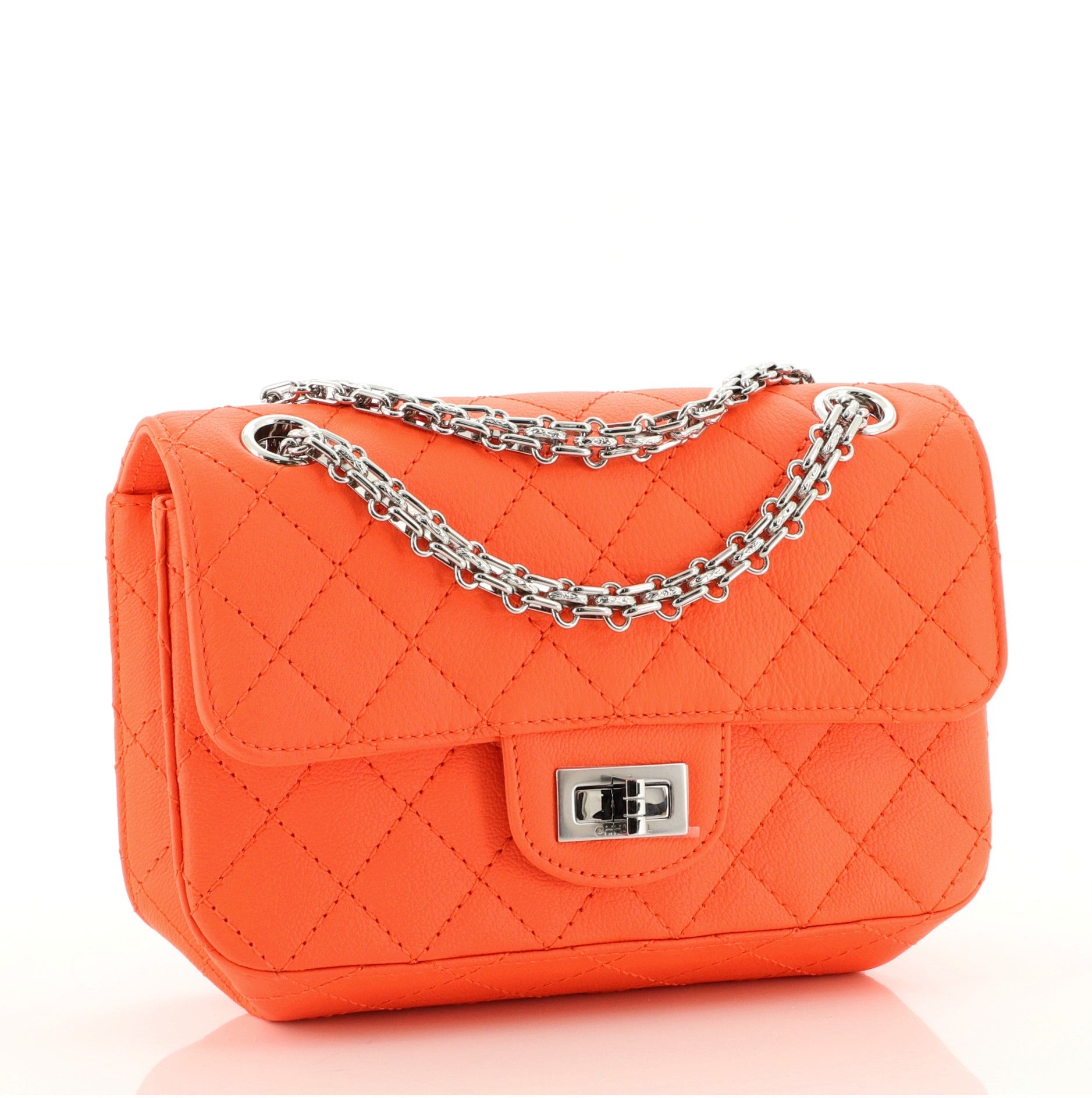 Chanel Reissue 2.55 Flap Bag Quilted Goatskin Mini