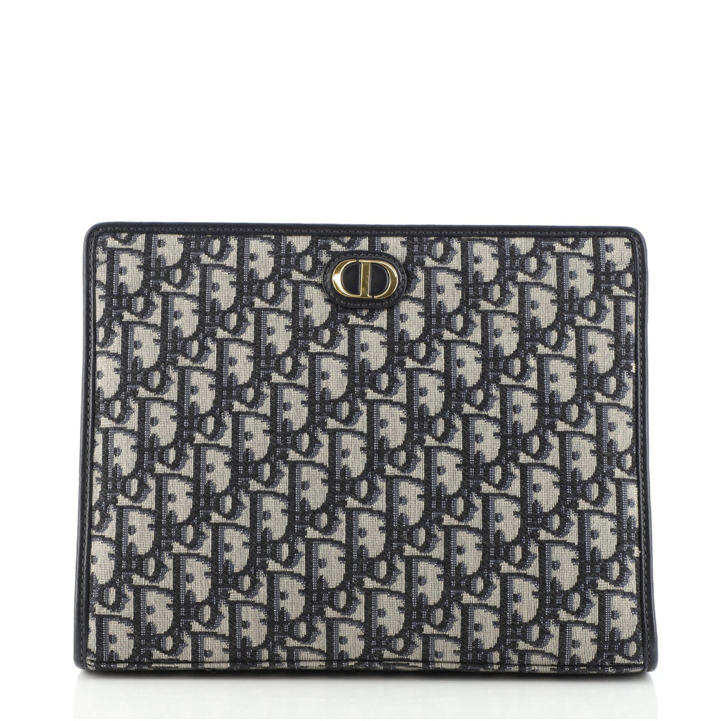 Montaigne Clutch Oblique Canvas 30