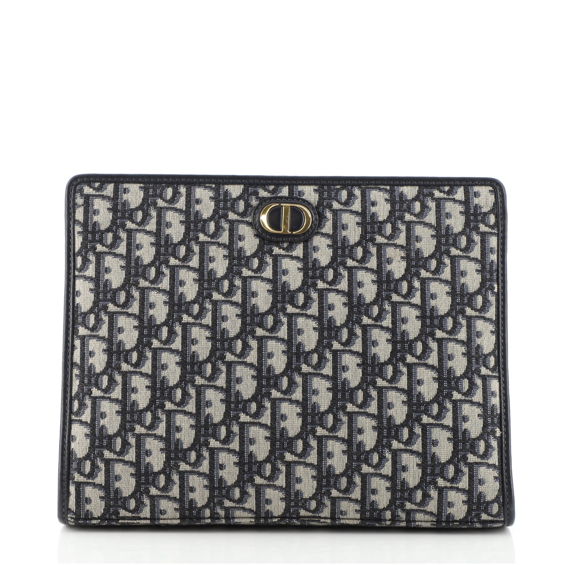 Montaigne Clutch Oblique Canvas 30