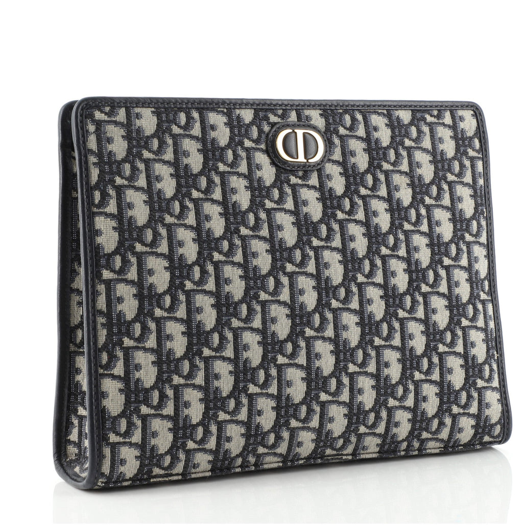 Montaigne Clutch Oblique Canvas 30