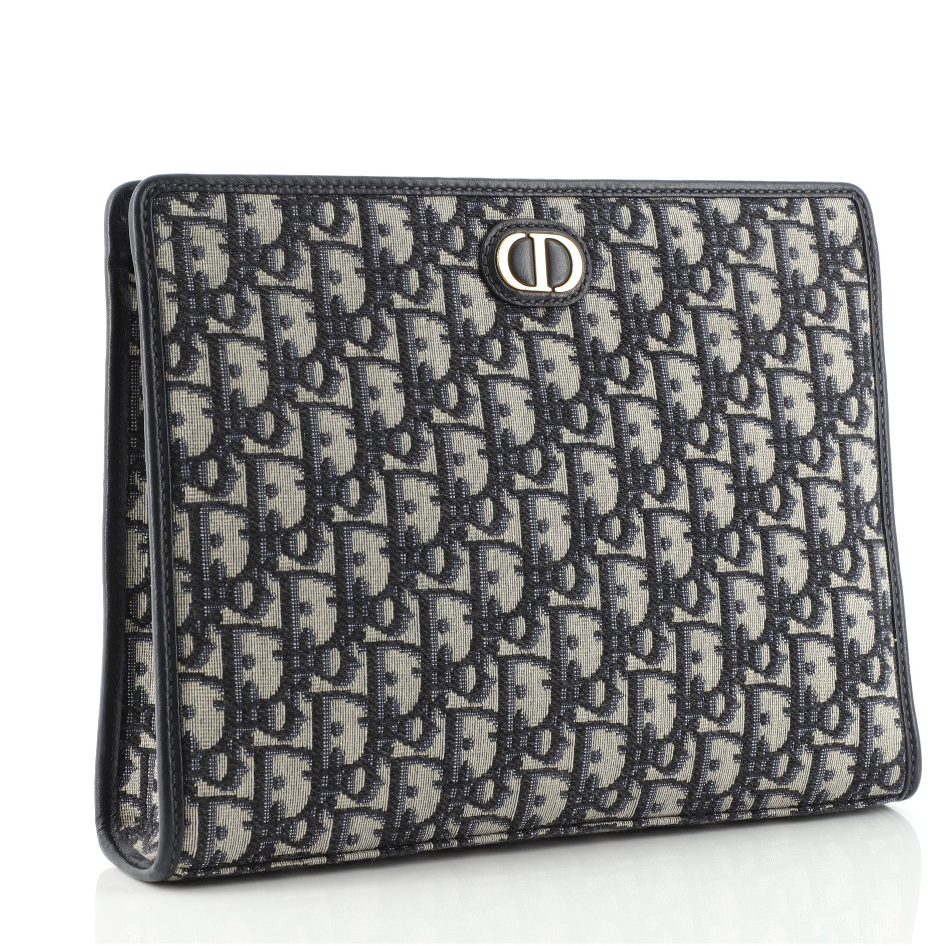Montaigne Clutch Oblique Canvas 30