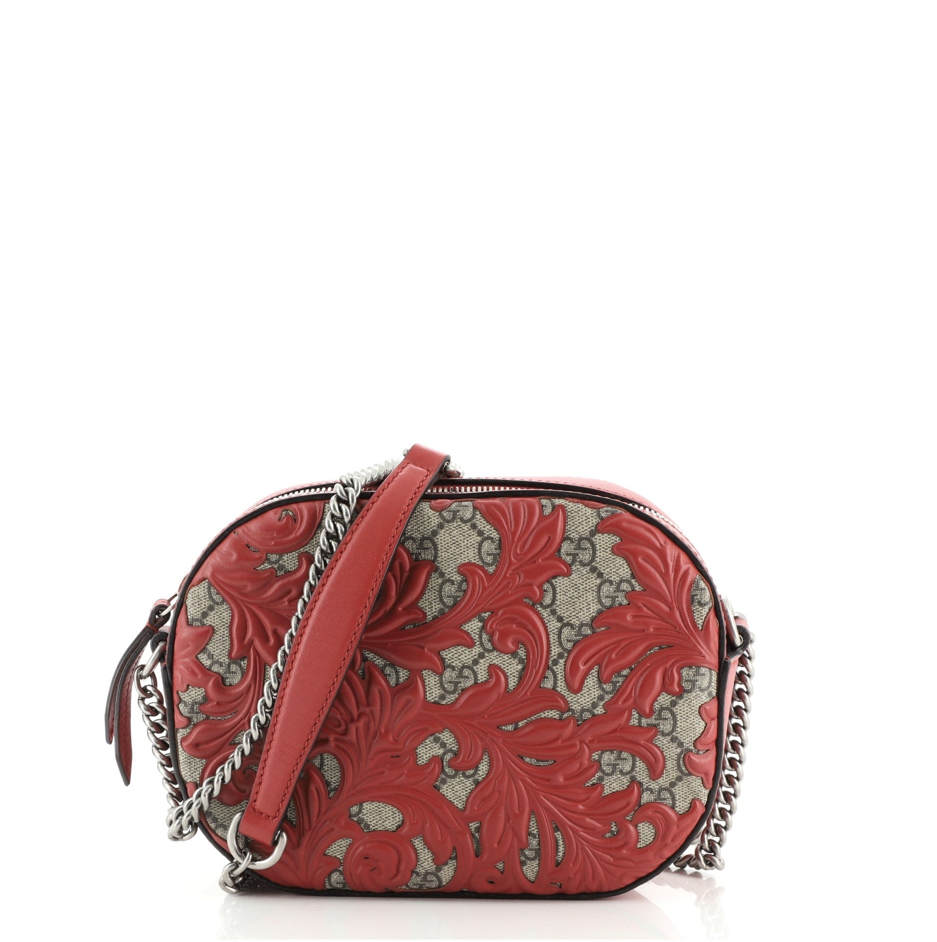 Chain Crossbody Bag Arabesque GG Coated Canvas Mini