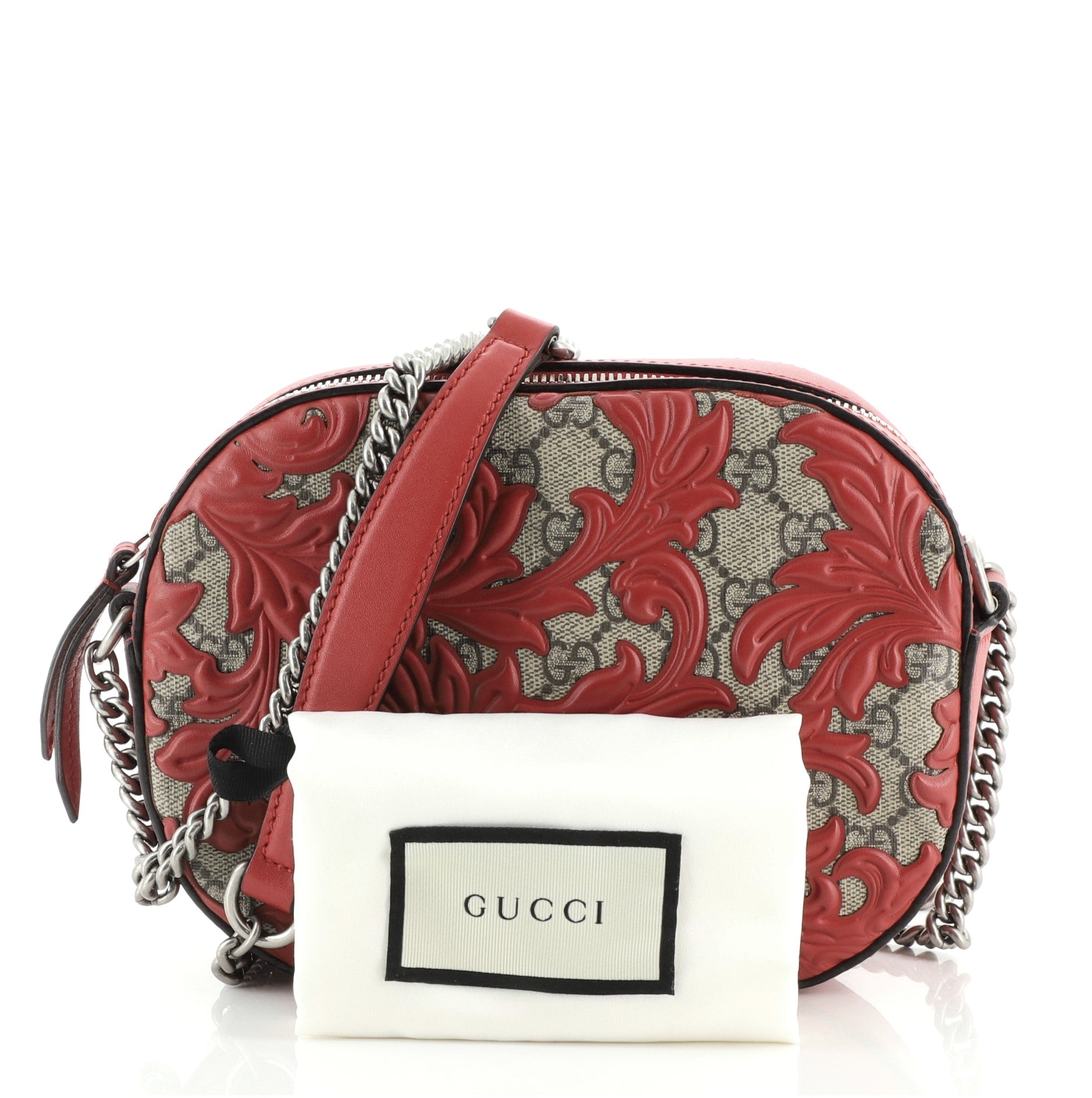 Chain Crossbody Bag Arabesque GG Coated Canvas Mini