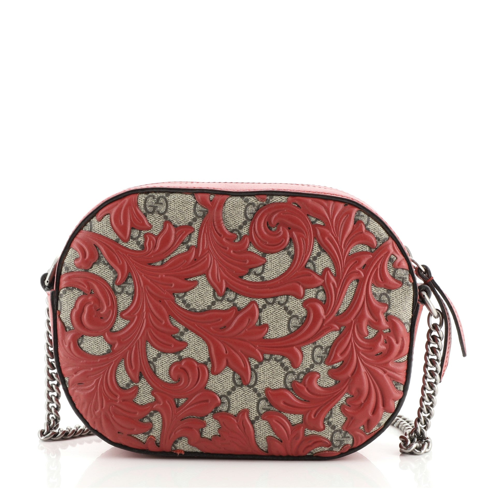 Chain Crossbody Bag Arabesque GG Coated Canvas Mini