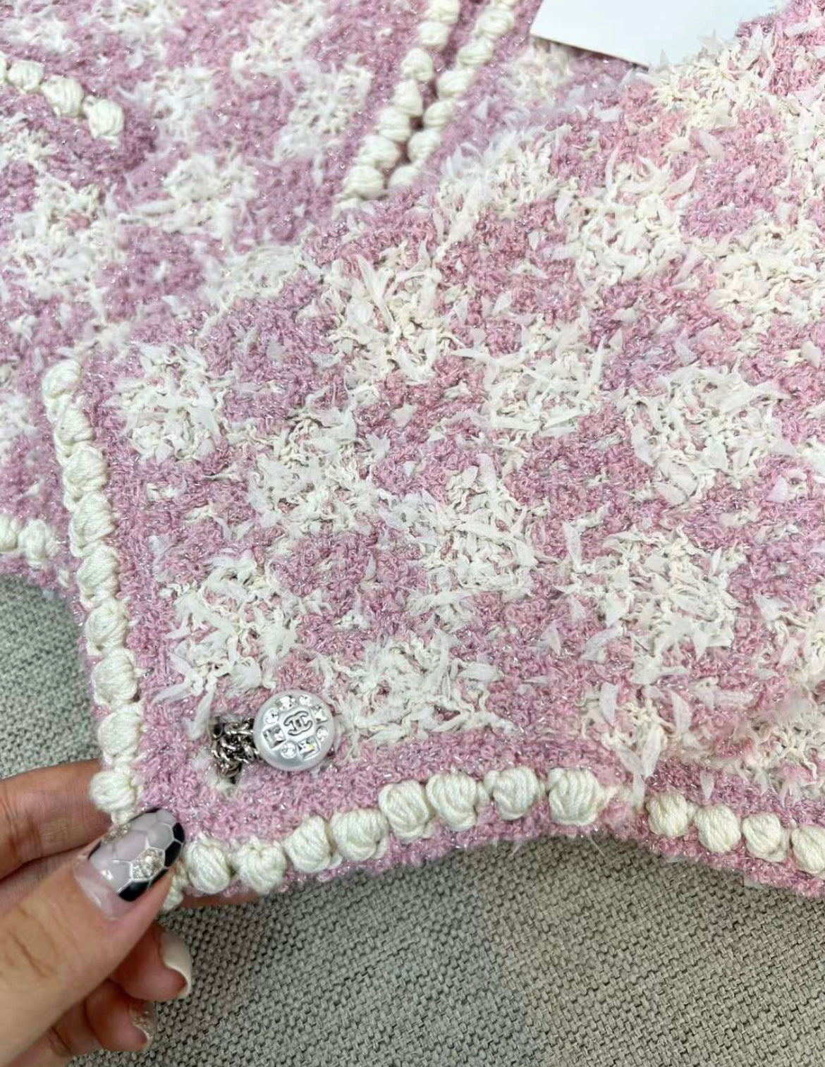 Chanel 23s pink and purple igan size 34