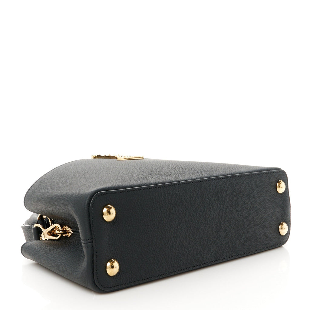 Taurillon LV Crush Capucines East West MM Black