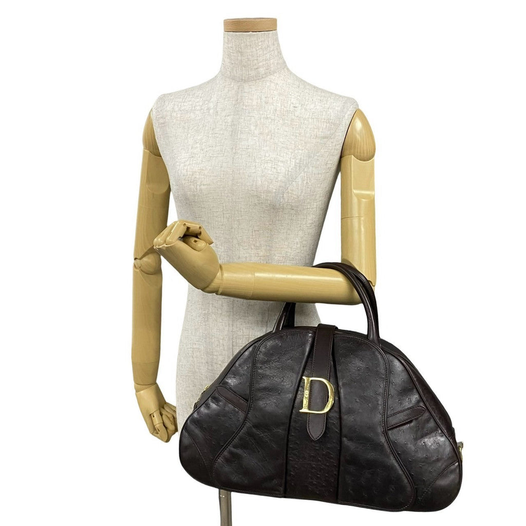 Christian Dior Ostrich Handbag