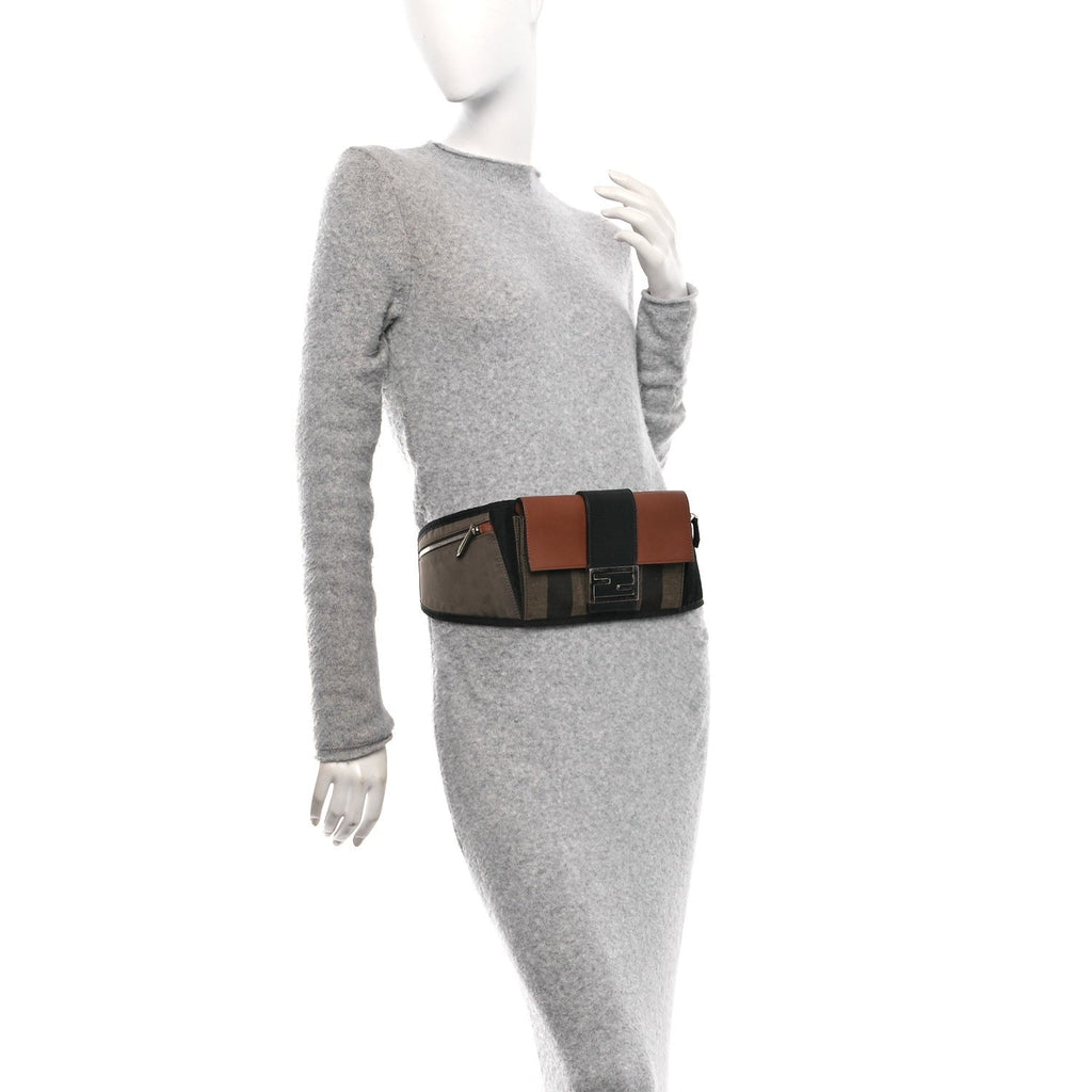 Vitello Grace Pequin Belt Pouch Tobacco