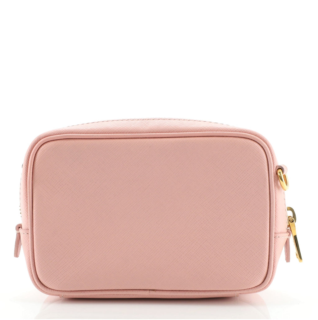 Zip Crossbody Bag Saffiano Leather Mini