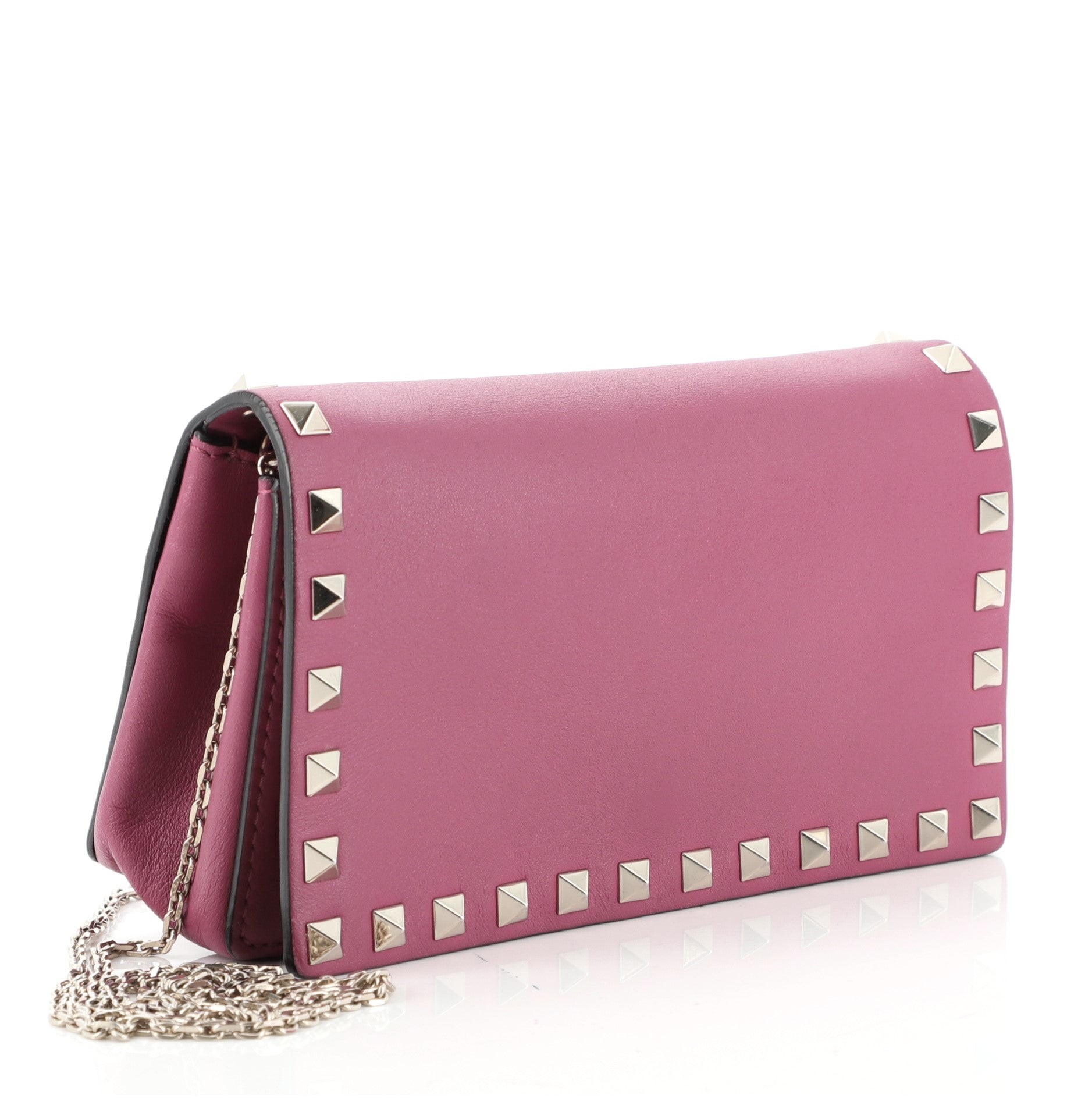 Rockstud Pouch Crossbody Bag Leather Mini