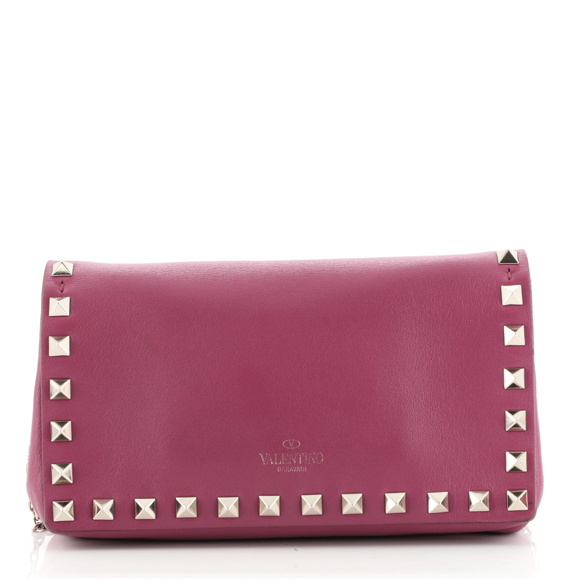 Rockstud Pouch Crossbody Bag Leather Mini