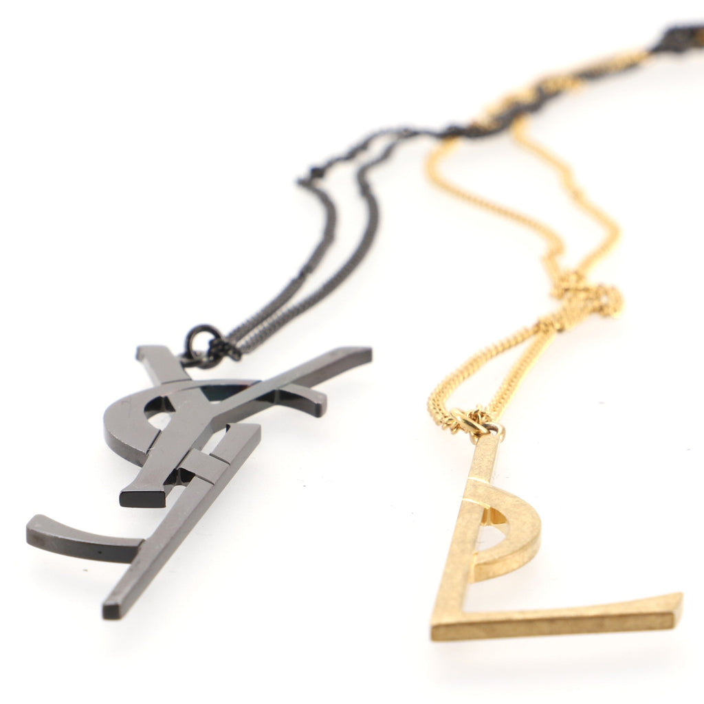 Monogram Deconstructed Pendant Necklace Metal