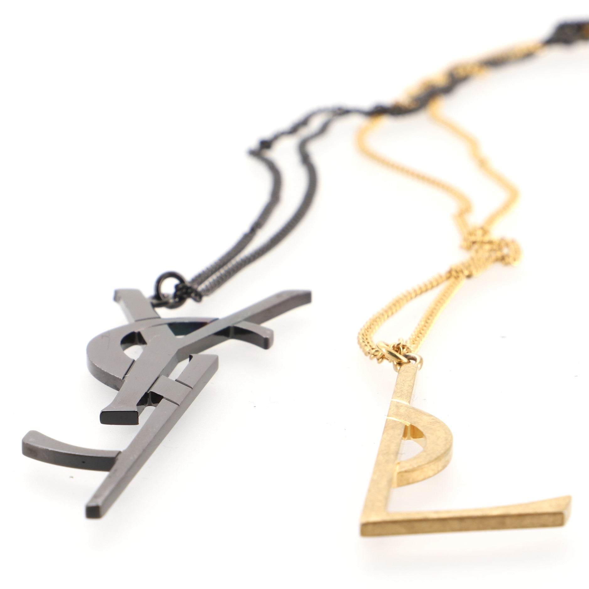 Monogram Deconstructed Pendant Necklace Metal