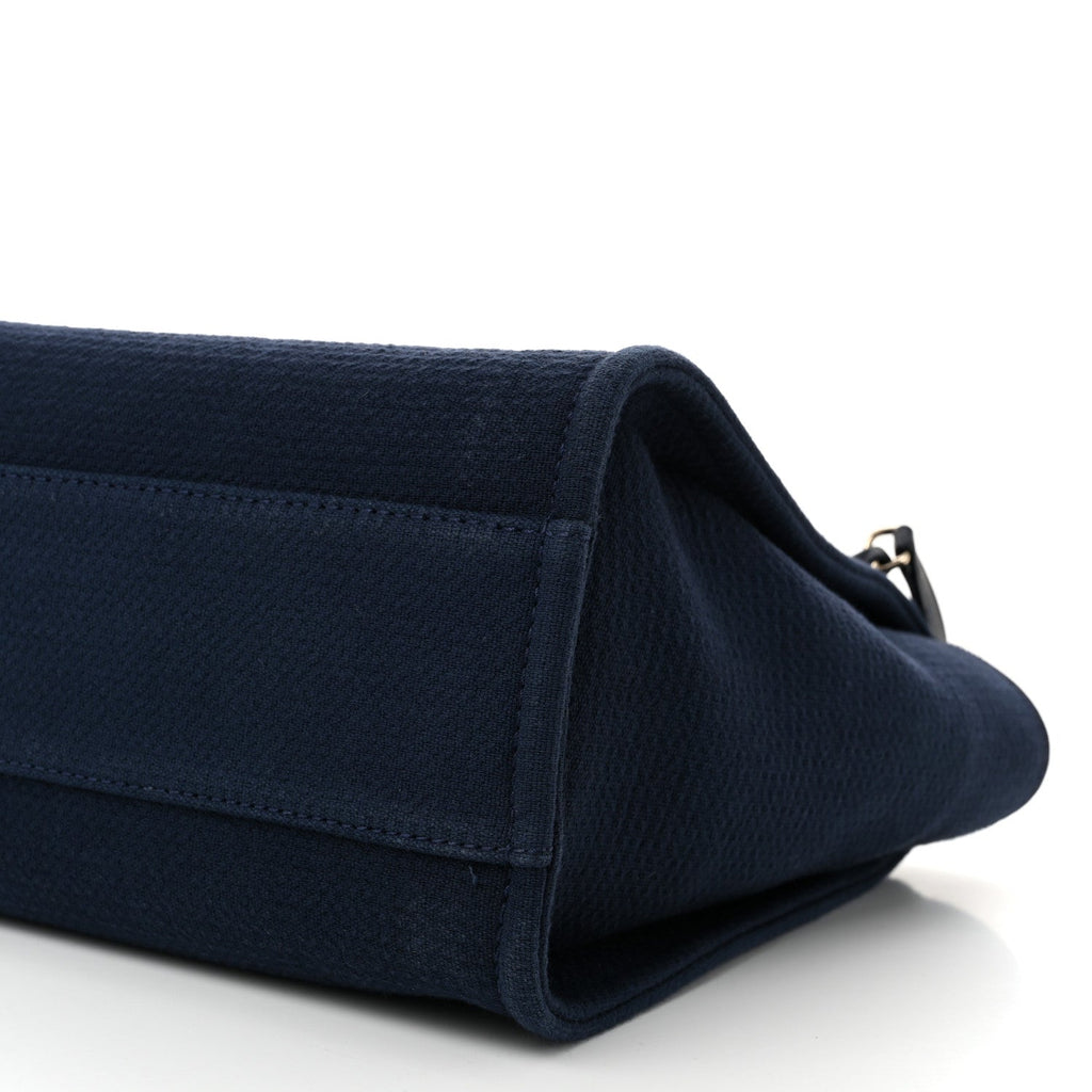 Mixed Fibers Small Deauville Tote Navy